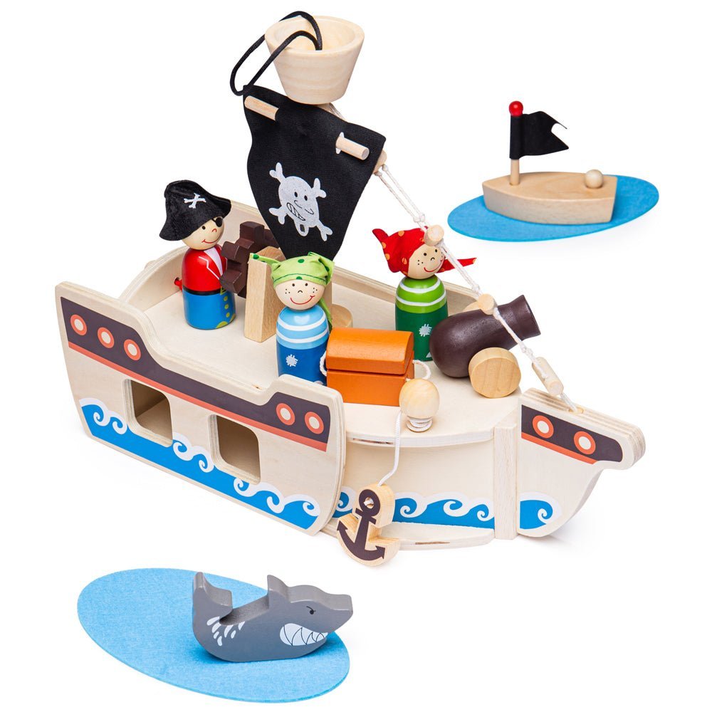 Pirate ship toy box on sale