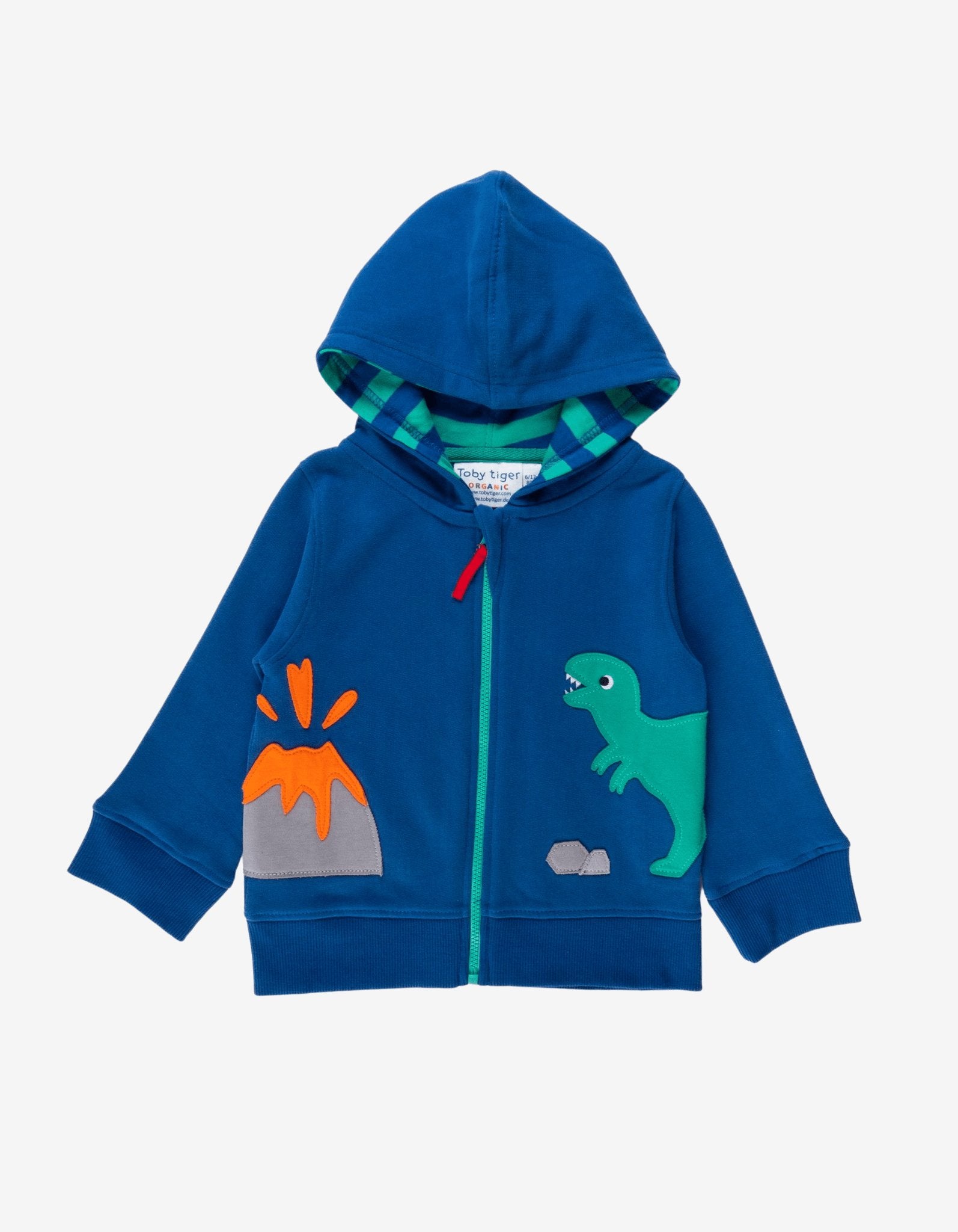 Organic Dinosaur Applique Hoodie