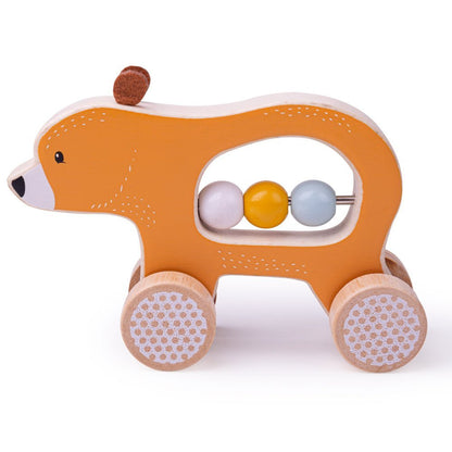 Push Along Bear - FSC 100% - Toby Tiger UK Retail