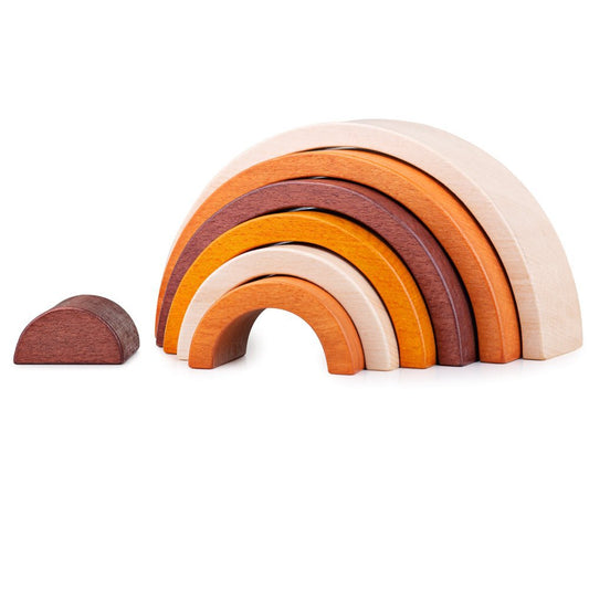 Rainbow Stacking Toy - Toby Tiger UK Retail