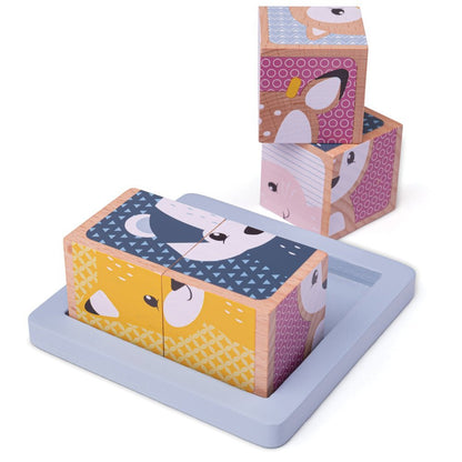 Woodland Cube Puzzle - FSC 100% - Toby Tiger UK Retail