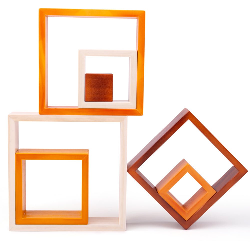 Wooden Stacking Squares - Toby Tiger UK Retail