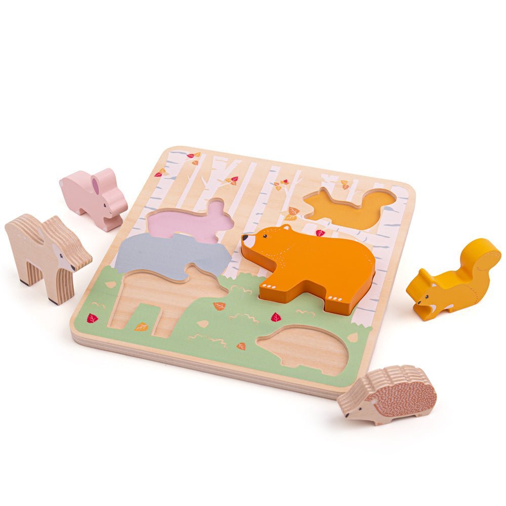 Woodland Chunky Puzzle - FSC 100% - Toby Tiger UK Retail