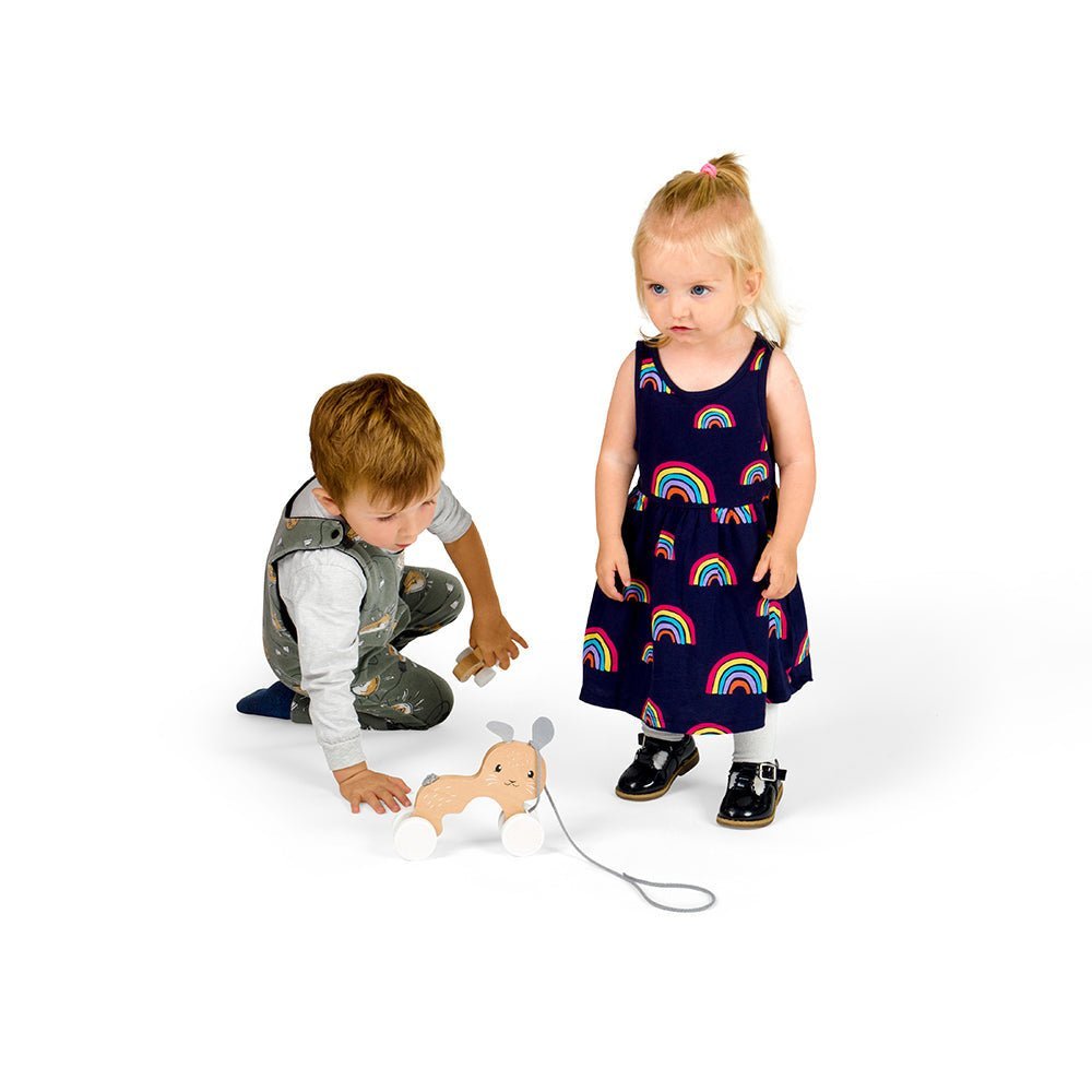 Fsc Pull Along Bunny & Baby - Toby Tiger UK Retail