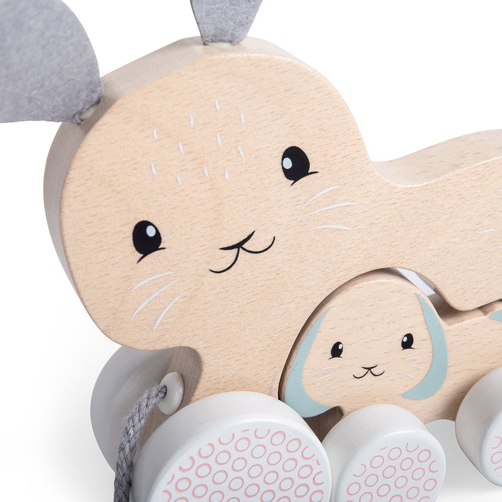 Fsc Pull Along Bunny & Baby - Toby Tiger UK Retail