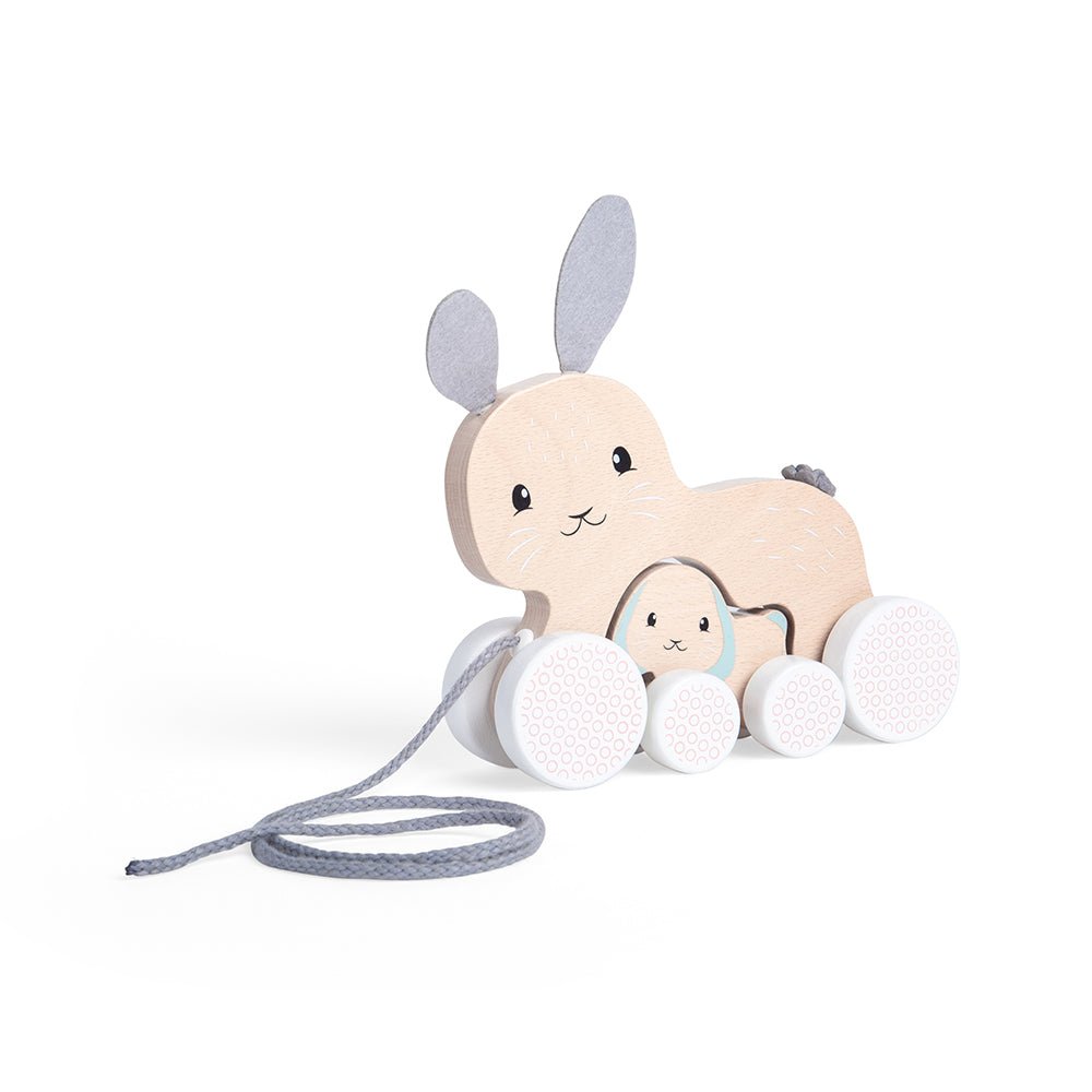 Fsc Pull Along Bunny & Baby - Toby Tiger UK Retail