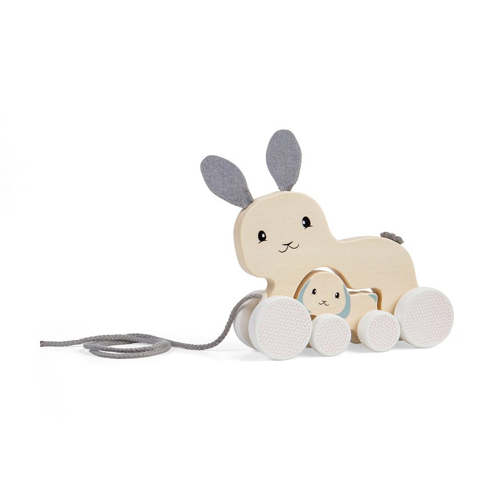 Fsc Pull Along Bunny & Baby - Toby Tiger UK Retail