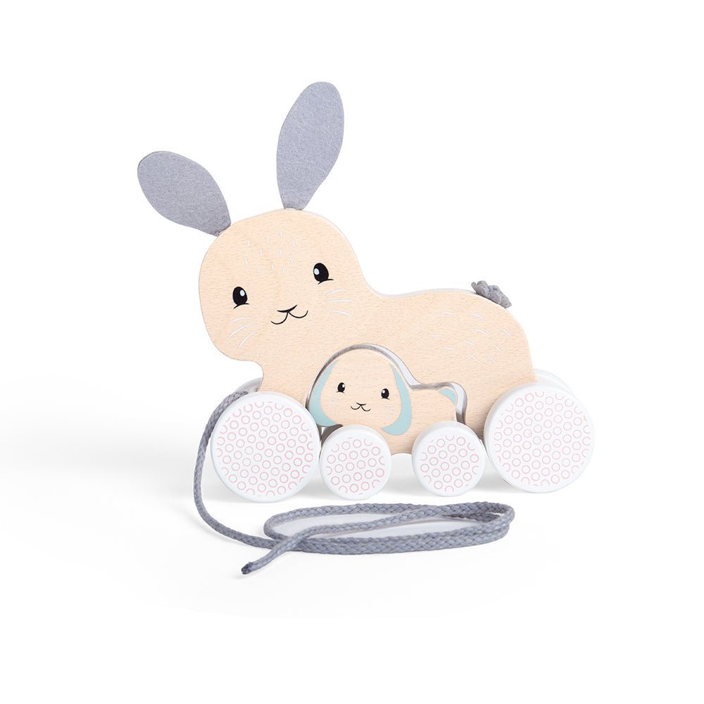 Fsc Pull Along Bunny & Baby - Toby Tiger UK Retail