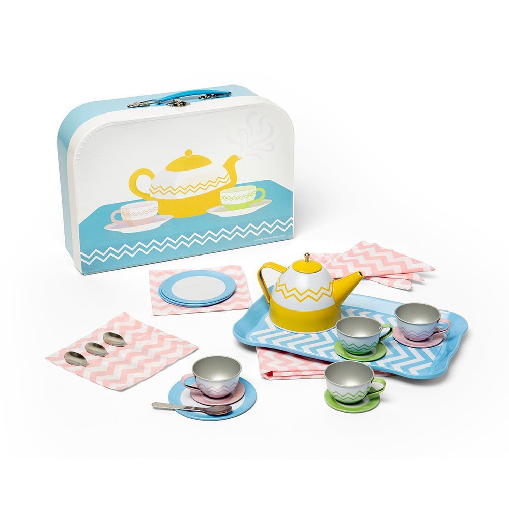 Tin Tea Set - Toby Tiger UK Retail