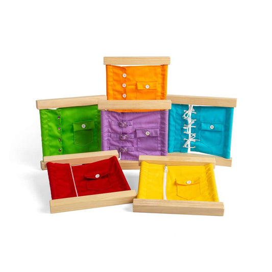 Fastening Frames - Montessori Toy - Toby Tiger