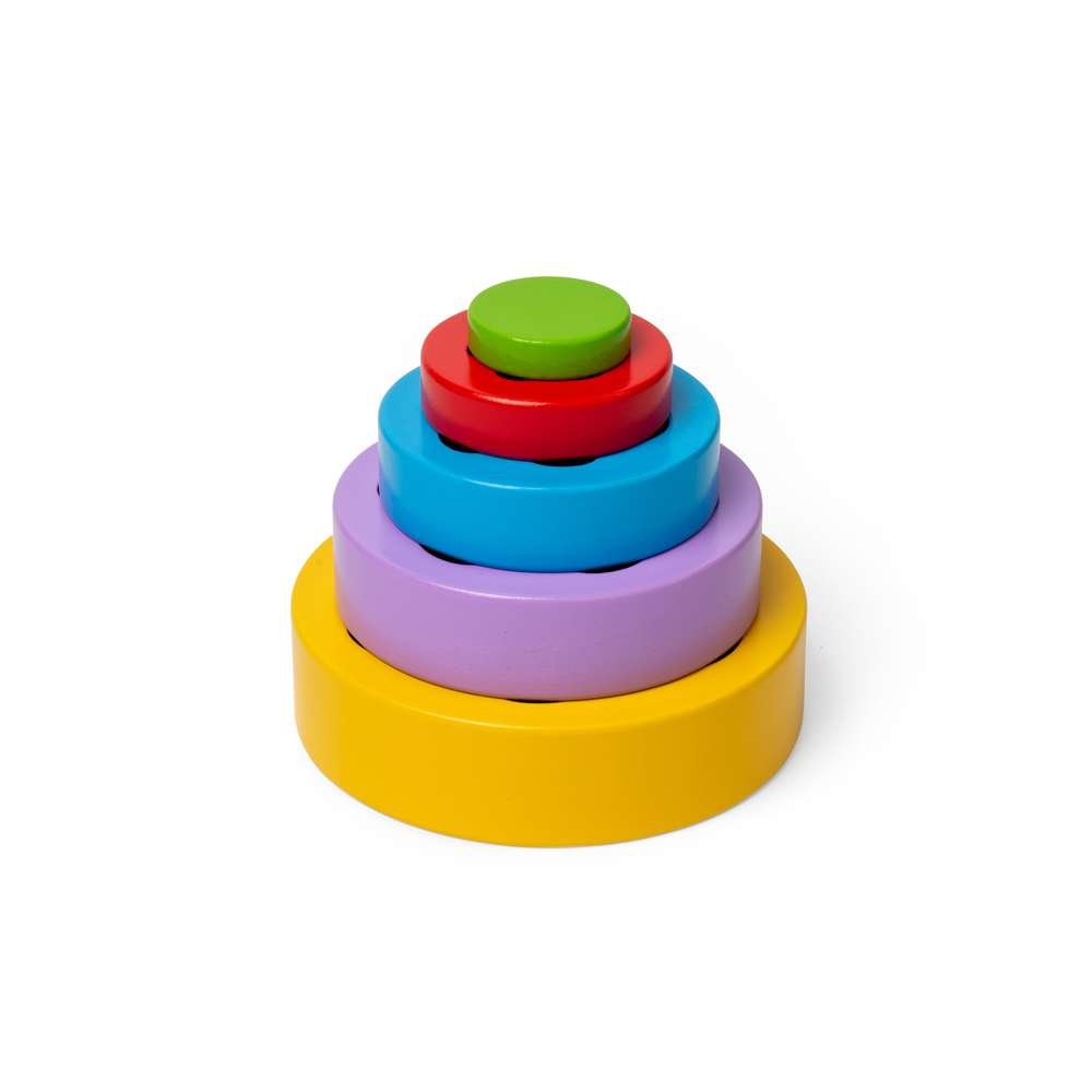 Flower Tower - Wooden Stacking Toy - Toby Tiger