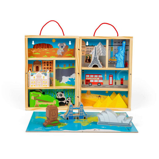 Travel Play Box - Wooden Toy - Toby Tiger