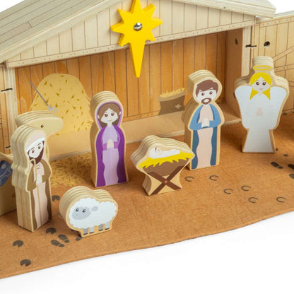 Nativity Set - Wooden Toy - Toby Tiger