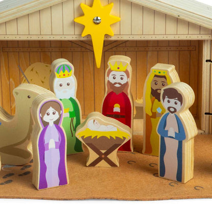 Nativity Set - Wooden Toy - Toby Tiger