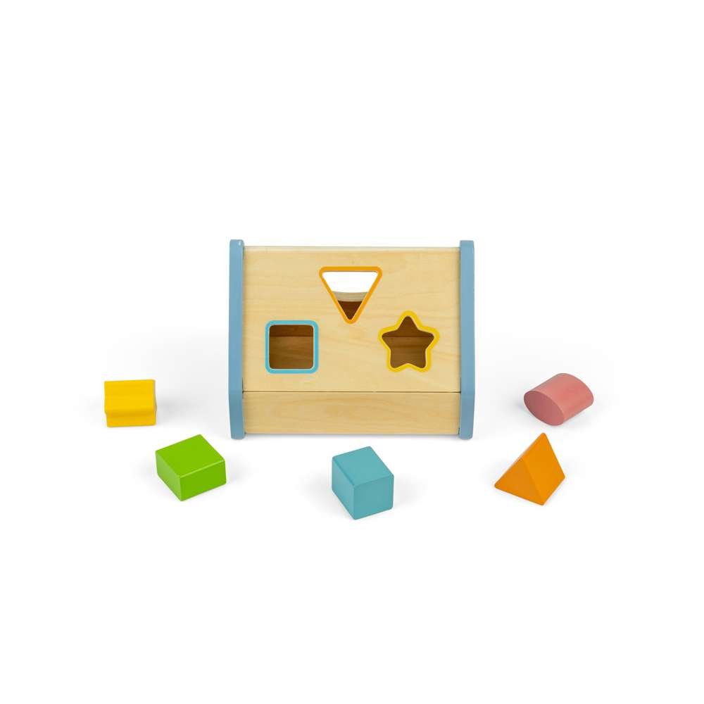 Shape Sorter House - Wooden Toy - Toby Tiger