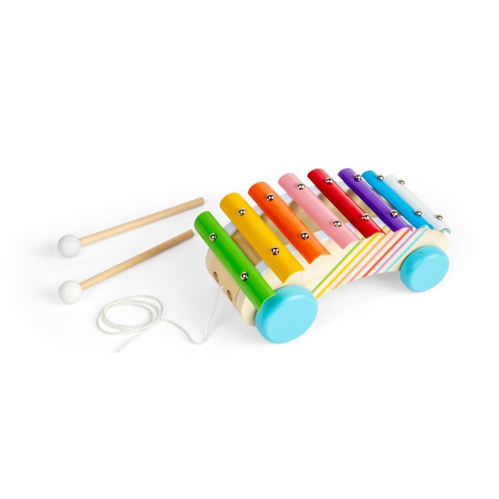 Pull Along Xylophone - Wooden Toy - Toby Tiger