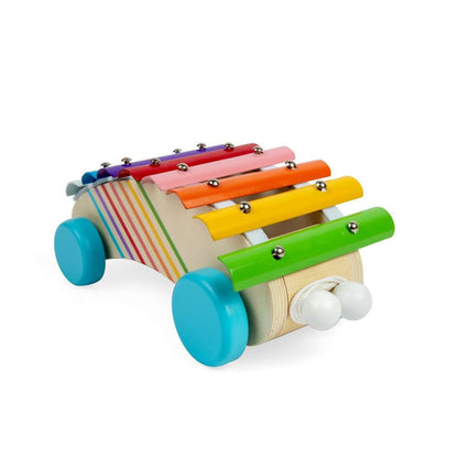 Pull Along Xylophone - Wooden Toy - Toby Tiger