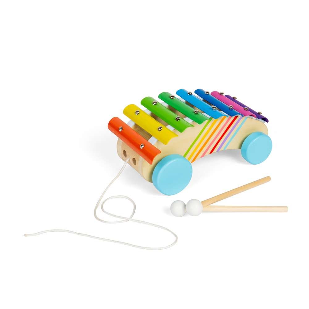 Pull Along Xylophone - Wooden Toy - Toby Tiger