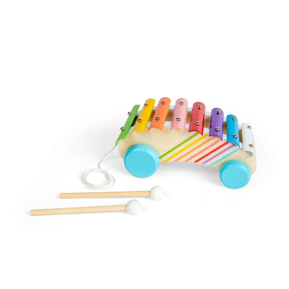 Pull Along Xylophone - Wooden Toy - Toby Tiger