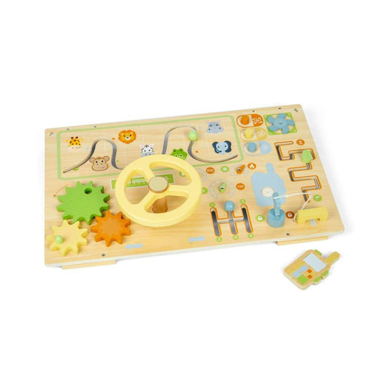 Jungle Busy Board - Wooden Toy - Toby Tiger