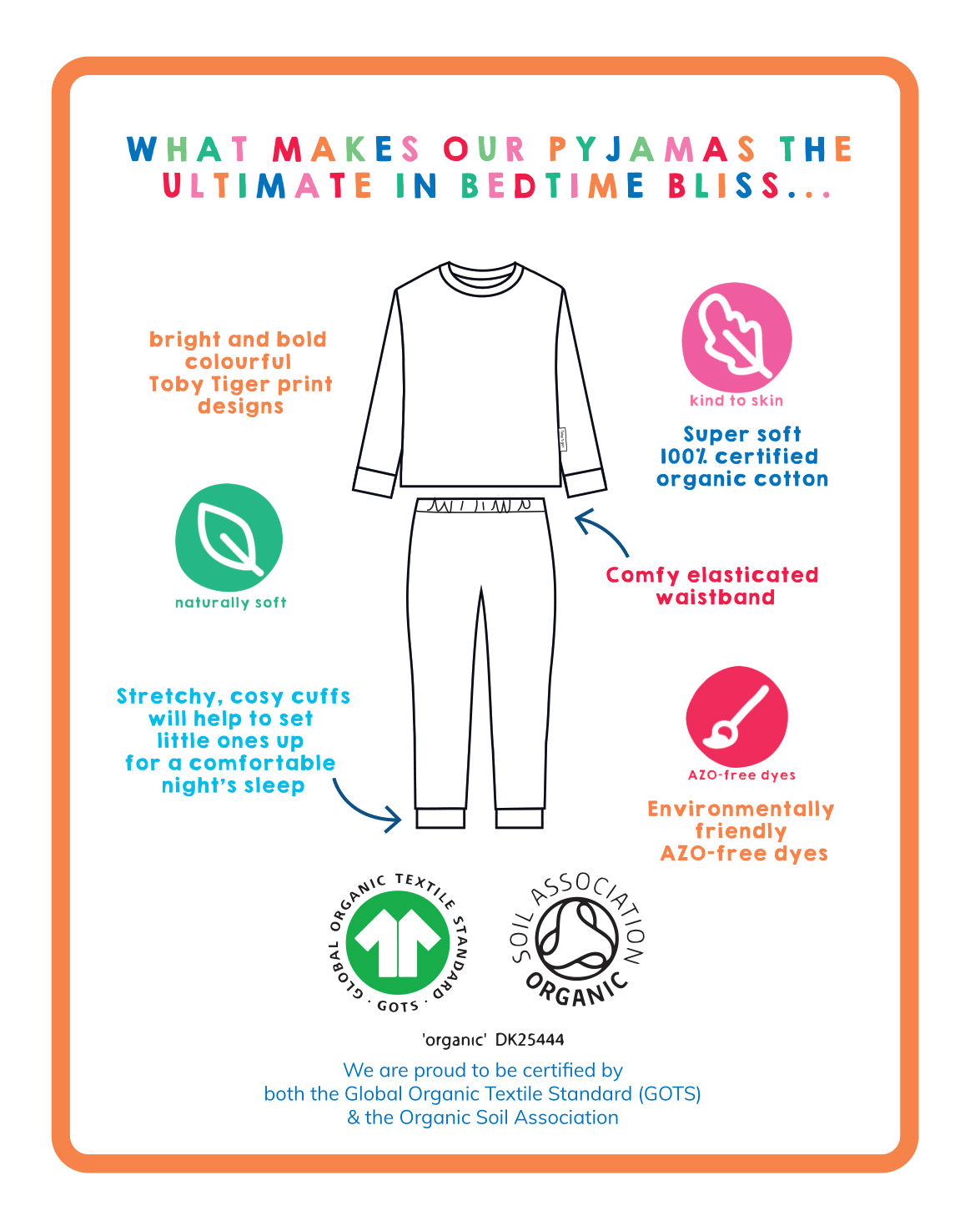 Organic Magical Mix-Up Print Pyjamas