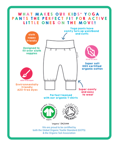 Organic Fruit Print Yoga Pants