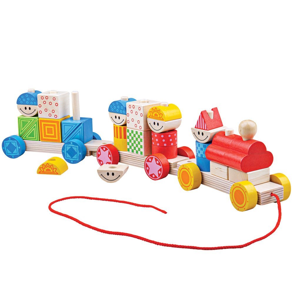 Build Up Pull Along Train - Toby Tiger UK Retail