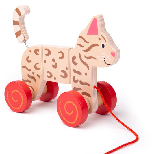 Pull Along Cat - Toby Tiger UK Retail