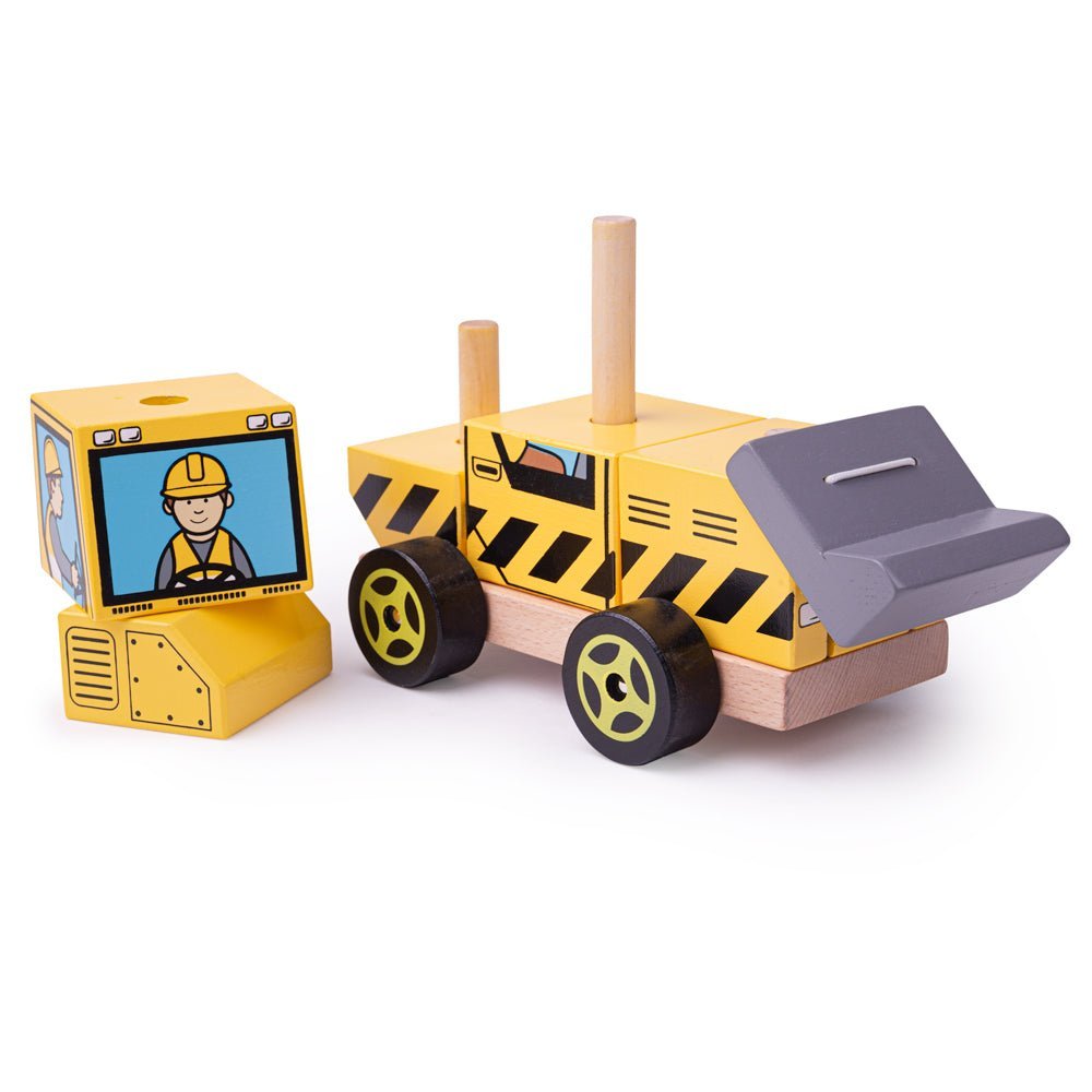 Stacking Bulldozer Toy - Toby Tiger UK Retail