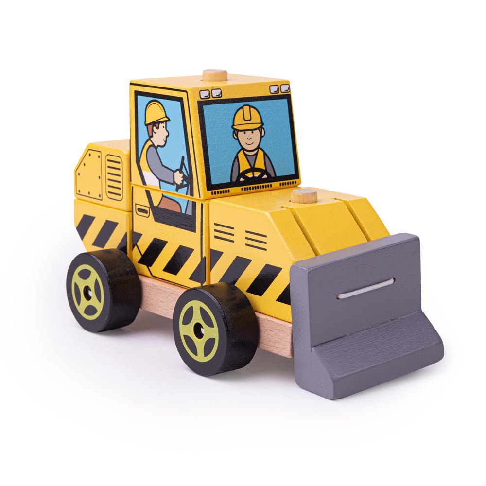 Stacking Bulldozer Toy - Toby Tiger UK Retail