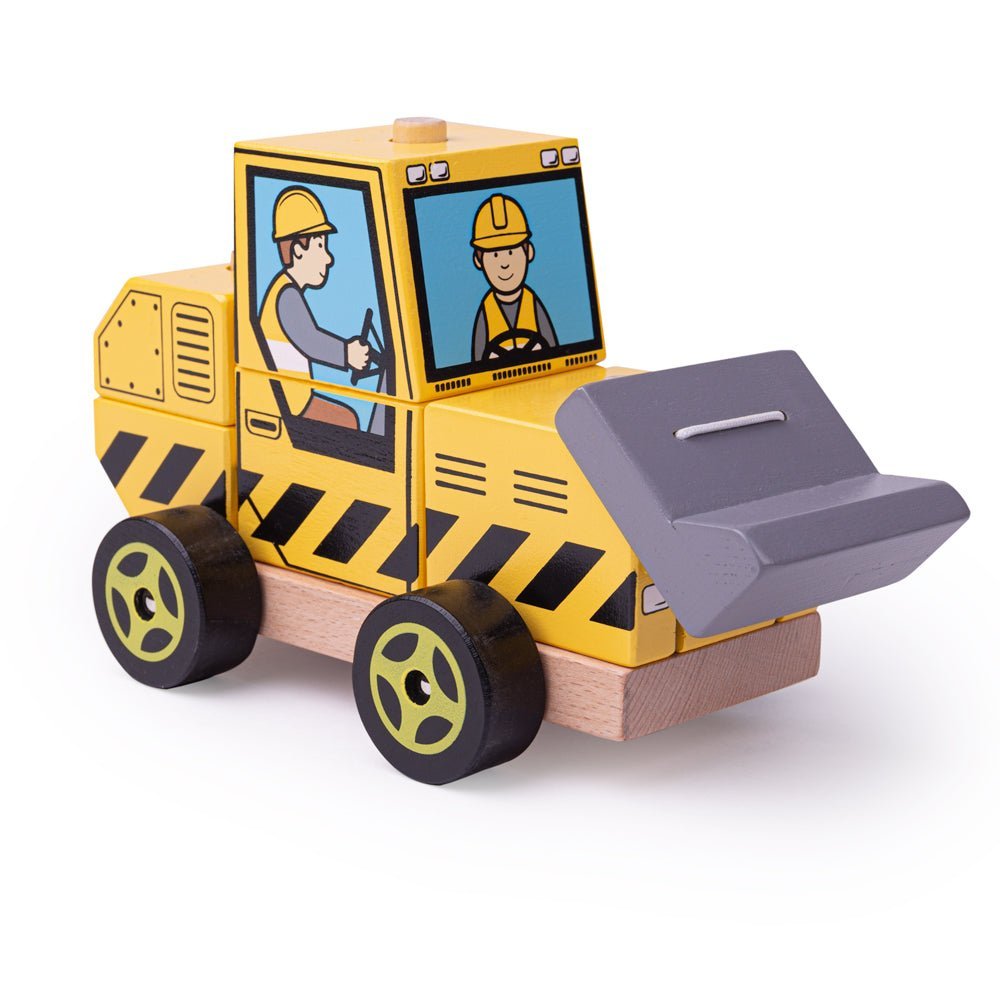 Stacking Bulldozer Toy - Toby Tiger UK Retail