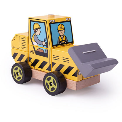 Stacking Bulldozer Toy - Toby Tiger UK Retail