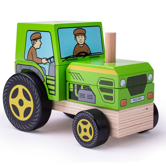 Stacking Tractor Toy - Toby Tiger UK Retail