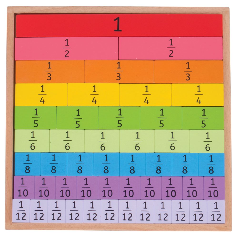 Wooden Fractions Tray - Toby Tiger UK Retail