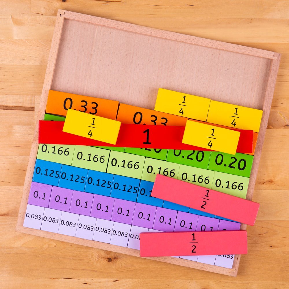 Wooden Fractions Tray - Toby Tiger UK Retail