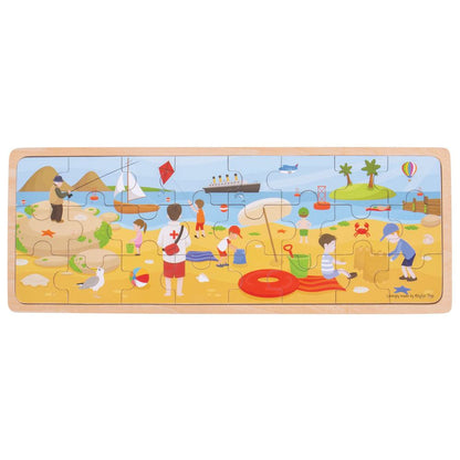 At the Seaside Puzzle - Wooden - Toby Tiger