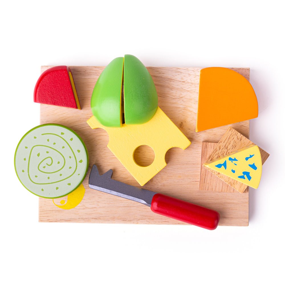 Cheese Board Set - Wooden Toy - Toby Tiger