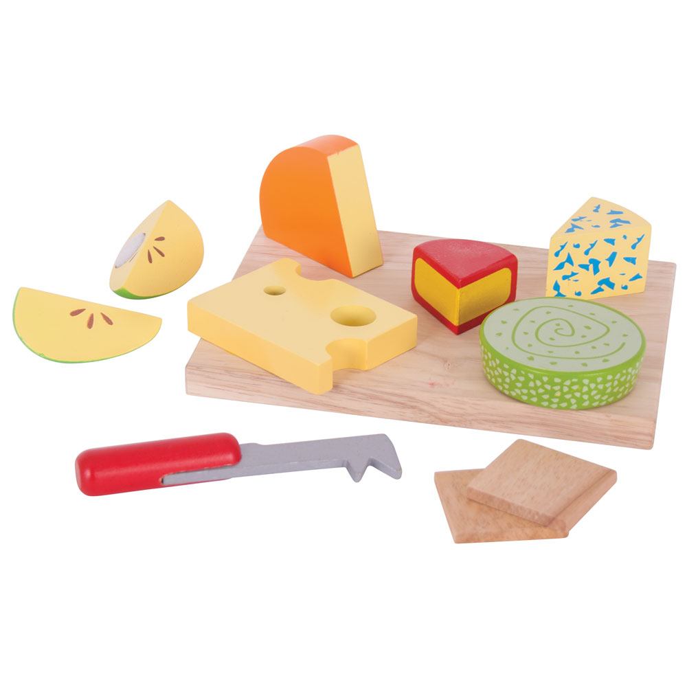 Cheese Board Set - Wooden Toy - Toby Tiger