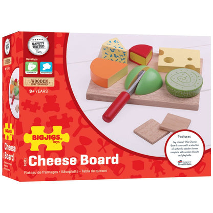 Cheese Board Set - Wooden Toy - Toby Tiger