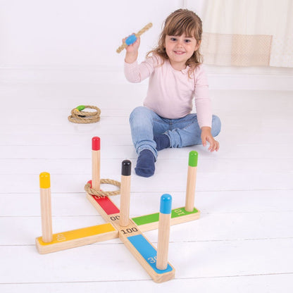 Wooden Quoits Game - Toby Tiger UK Retail