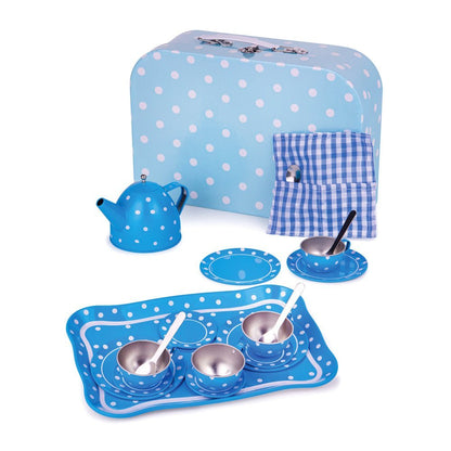 Blue Polka Dot Tea Set - Toby Tiger UK Retail