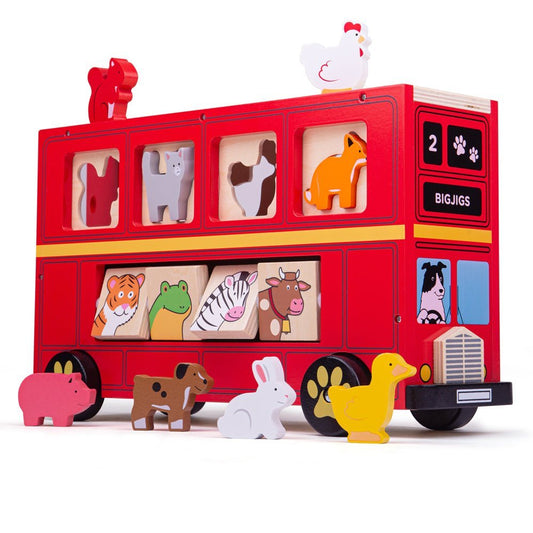 Shape Sorter Bus Toy - Toby Tiger UK Retail