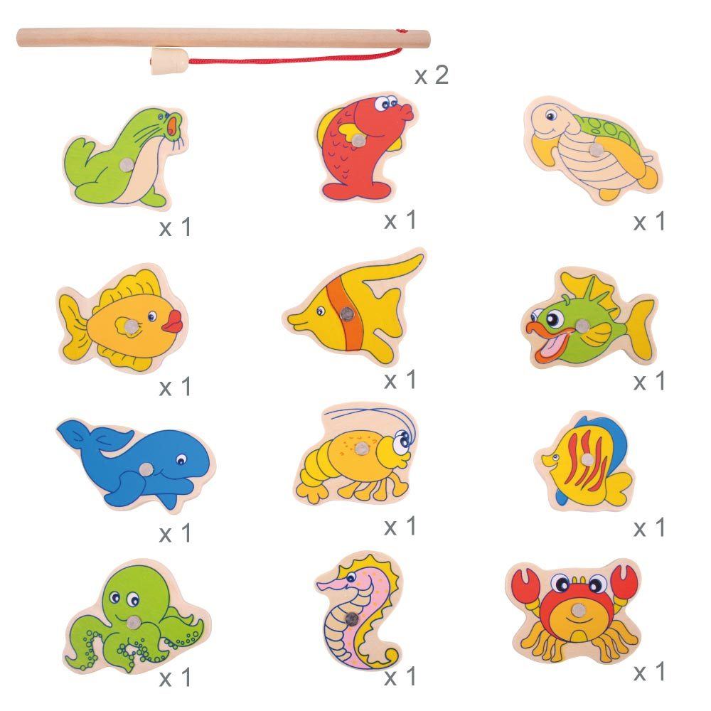 Fishing Game - Wooden Toy - Toby Tiger