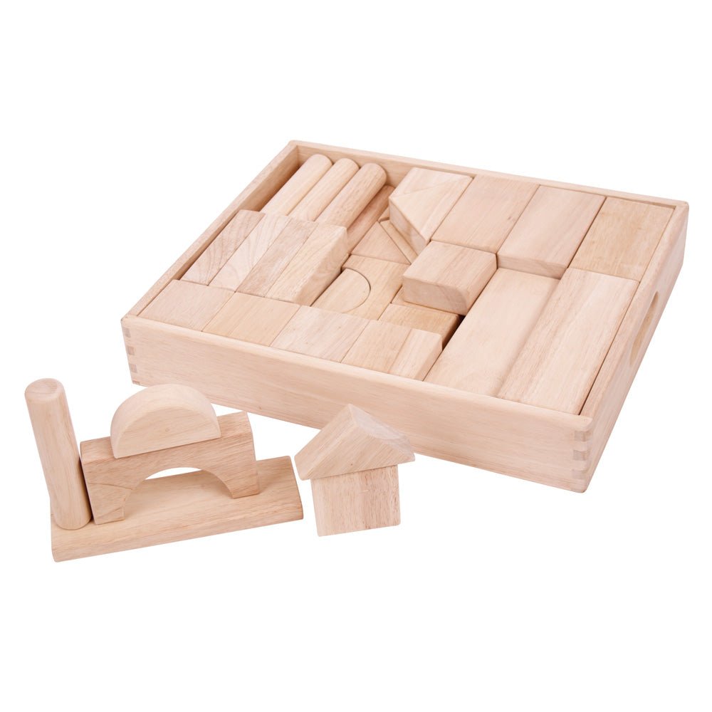 Large Wooden Stacking Blocks - Toby Tiger UK Retail