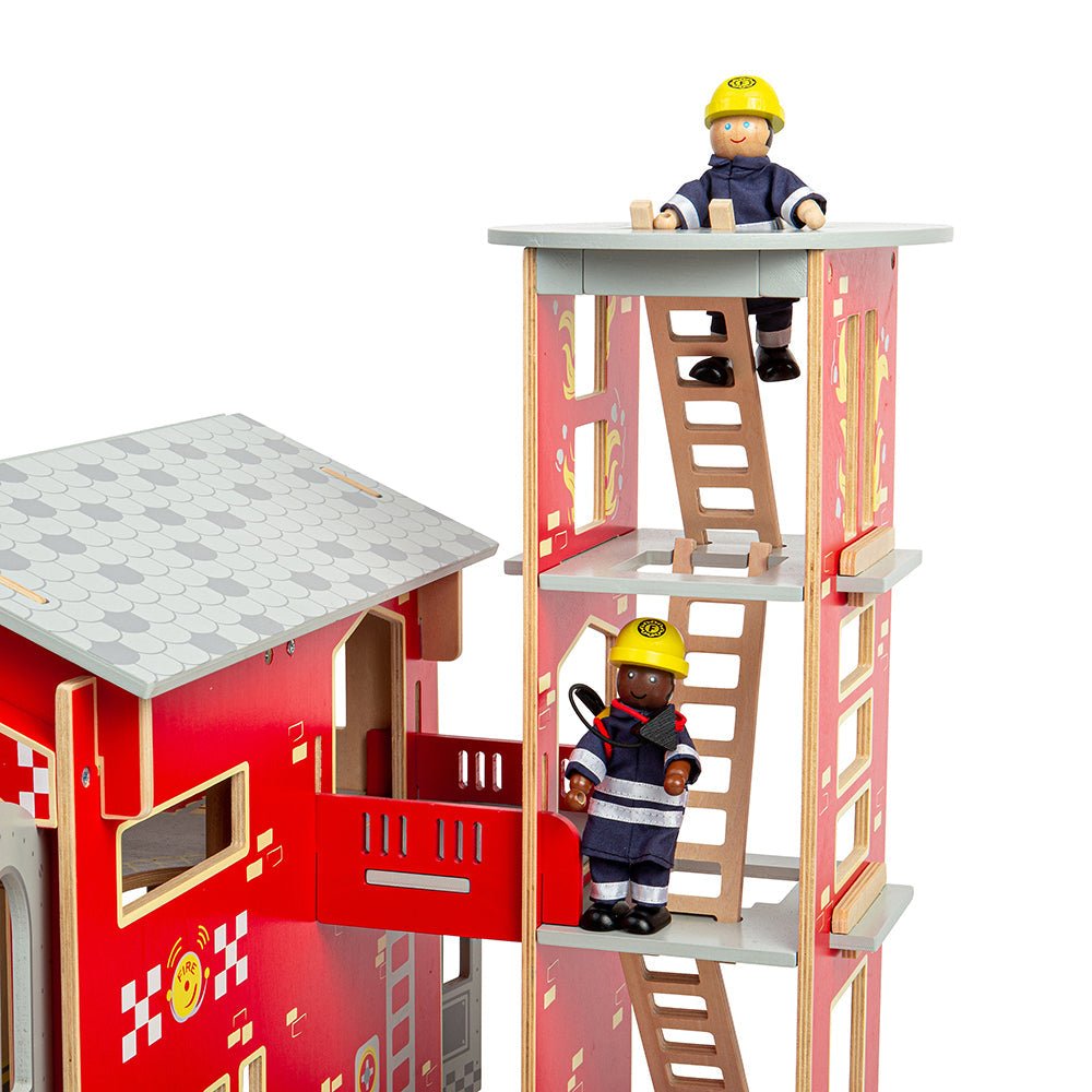 City Fire Station Bundle - Wooden Toy - Toby Tiger