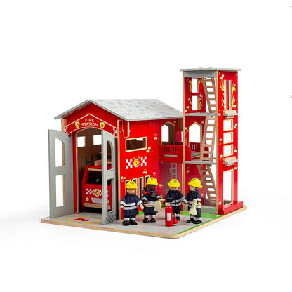 City Fire Station Bundle - Wooden Toy - Toby Tiger