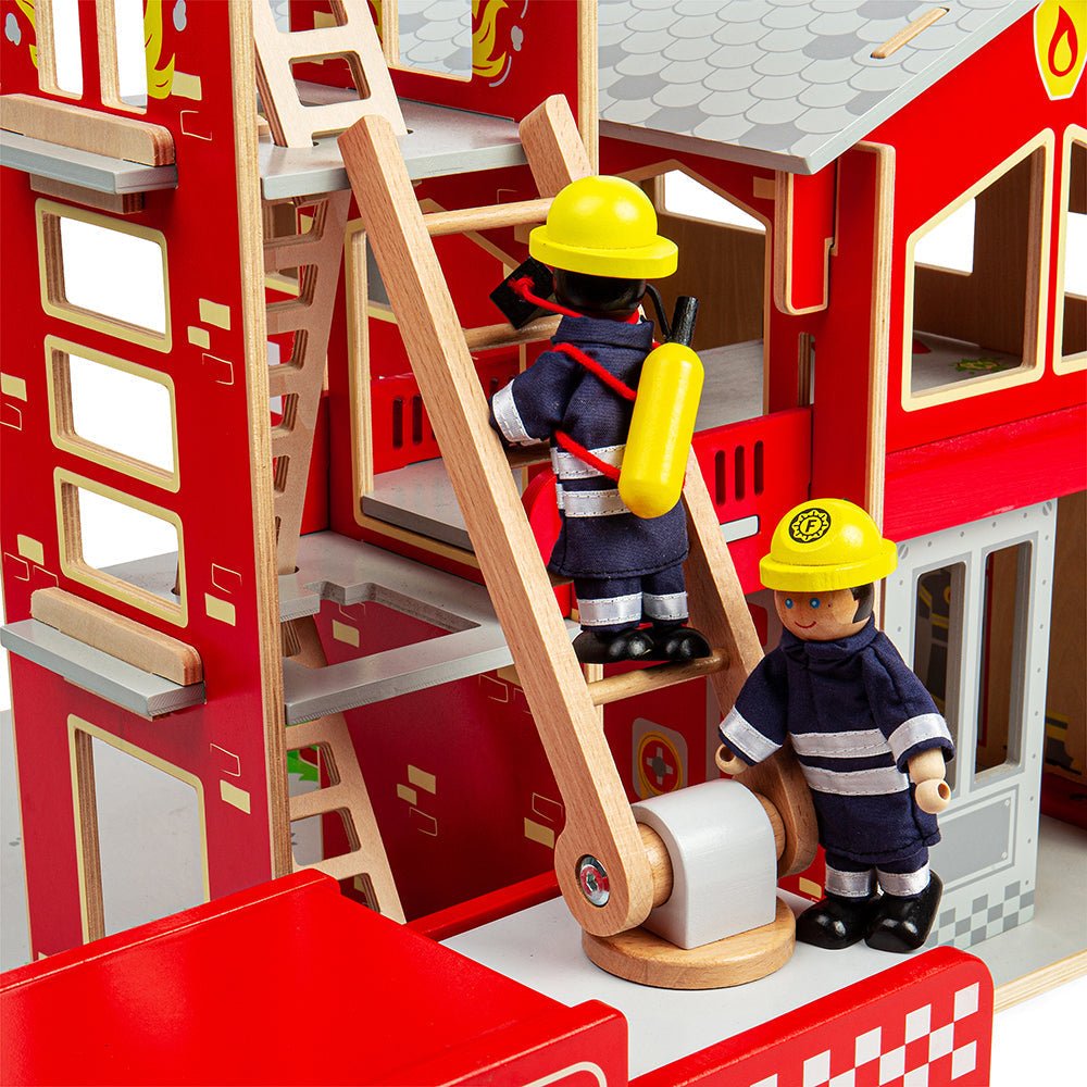 City Fire Station Bundle - Wooden Toy - Toby Tiger