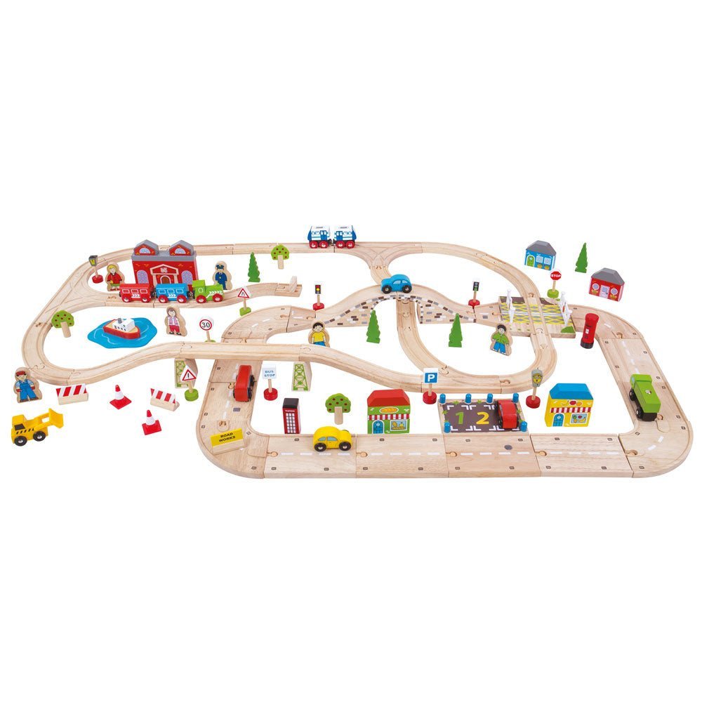 City Road and Railway Set - Toby Tiger UK Retail