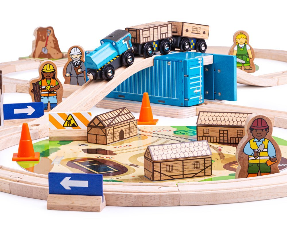 Construction Train Set - Toby Tiger UK Retail