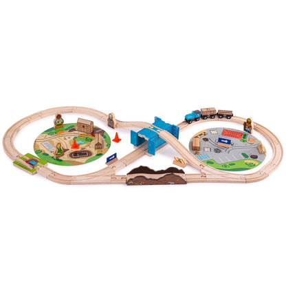 Construction Train Set - Toby Tiger UK Retail